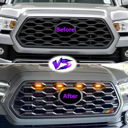 4PCS LED-voorgrillverlichting voor 2020-2021, 2