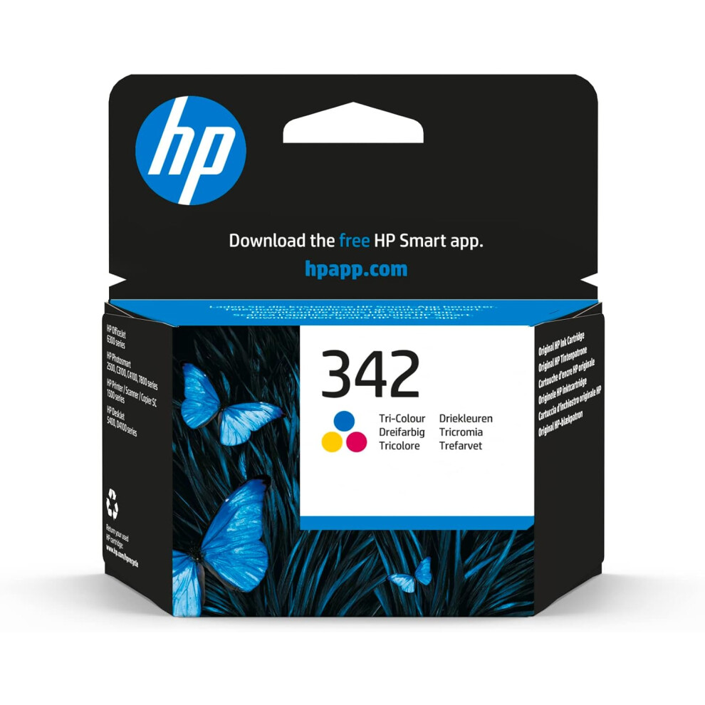 Hp C9361ee 342 Original Ink Cartridge, Tri-Colour, Single Pack Not,Specified 8000000009036