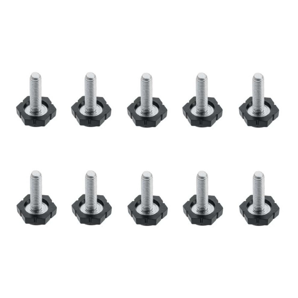 Cabinet Adjustable Leveling Feet Furniture Table Leg Screws M6 x 20 mm