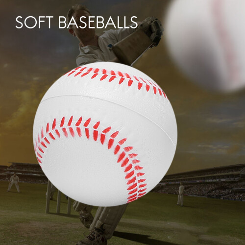 Pacote com 12 bolas de beisebol de 9 polegadas para adultos e jovens, para treinamento de jogo 1