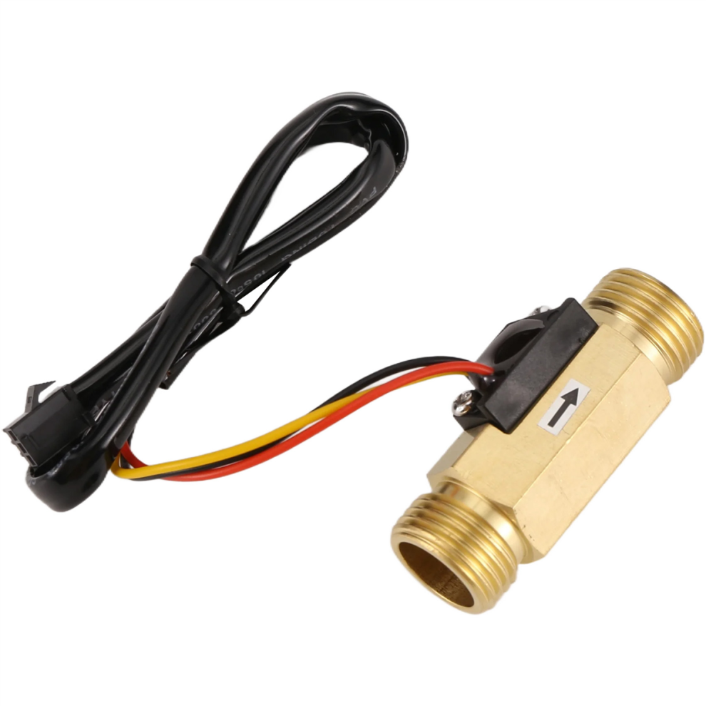 Capteur de débit d'eau 1/2PT Interrupteur de contrôle Débitmètre 1,5-30 L/min
