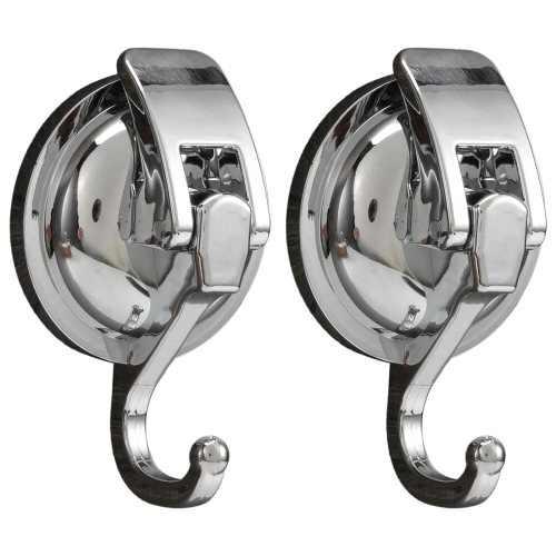 Vacuum Suction Cup Hooks (2 Pack) For Kitchen Bathroom Organization 1