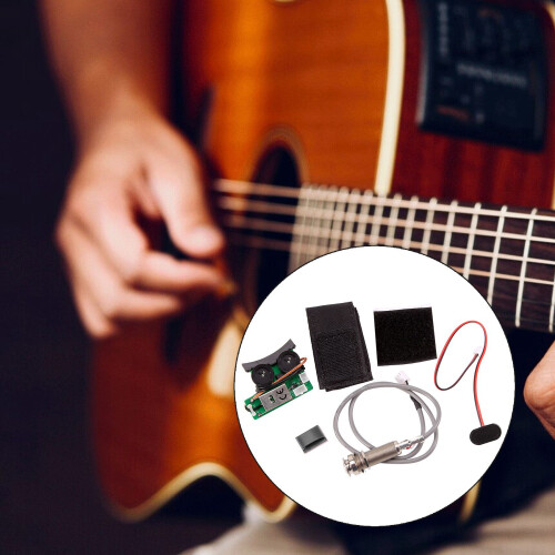 Under Saddle Piezo Pickup Onboard Preamp System για ακουστική κιθάρα 2