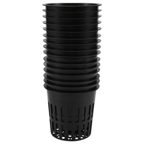 15 Pack 4 Inch Net Cups Slotted Plant Net Pot Bucket Basket