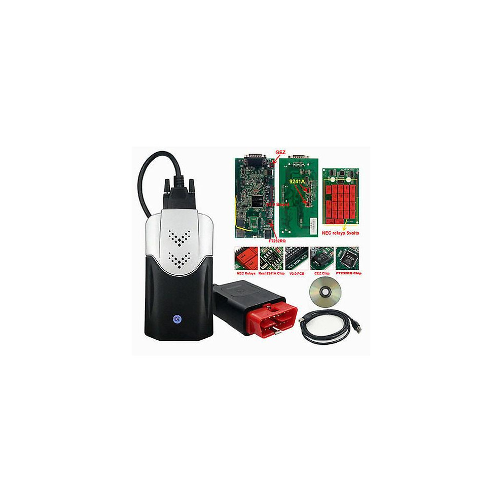 Ds150 Tcs Vci Cdp Pro - Dual Pcb V3.0 Car And Truck Diagnostic Tool - With Bluetooth - Obd2 Keygen - New 2020.23 8994439895820