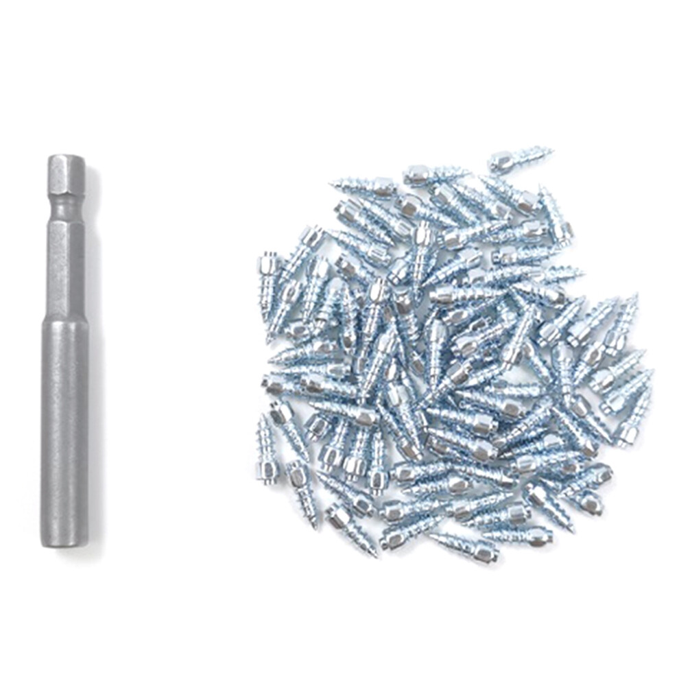 100Pcs Spikes For Tires Universal Scooter Tire Snow Spikes 4X9mm 4853816432994