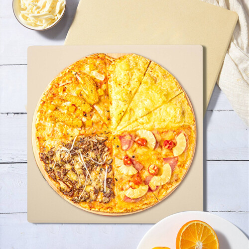 Pizza Stone for Cooking Baking Grilling Tools for Baking 305x305x10Mm 2
