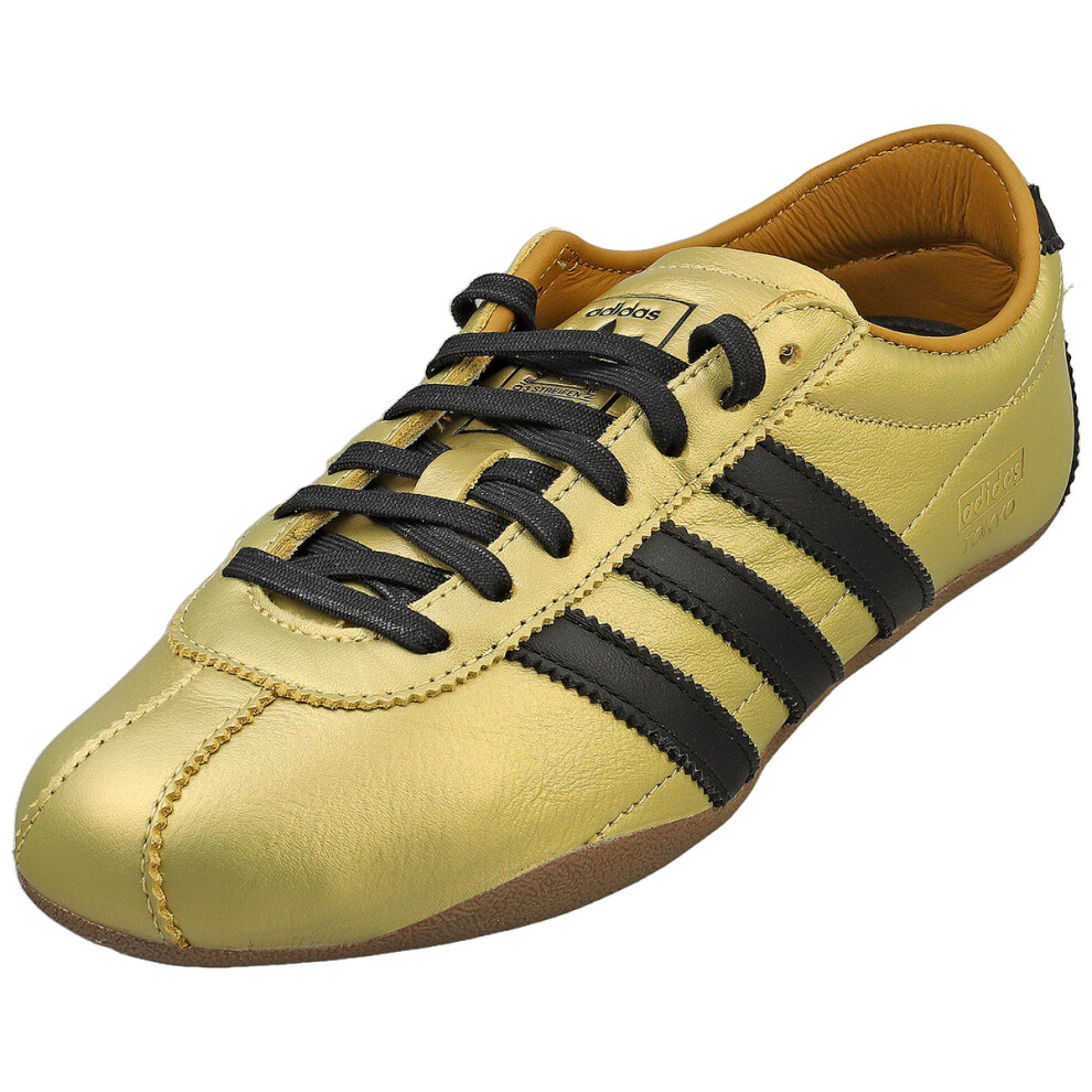 (5.5) Adidas Tokyo Decon Womens Fashion Trainers In Gold Black