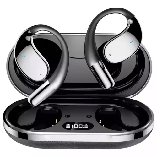 (black) AI Language Translator Earbuds, 150+ Languages, Real-Time