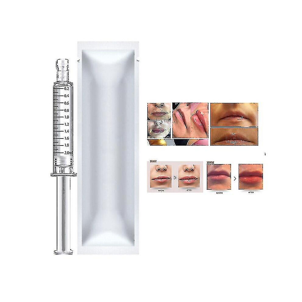 (2pcs 4ml) 2ml Hyaluronic Acid Serum Lip/nose/cheek Crosslinked Ha Lips Enhancement For Hyaluron Pen Remove Wrinkles Hk