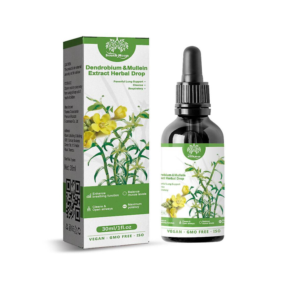 Dendrobium Mullein Extract - Powerful Lung Cleanse Respiratory Herbal Drop