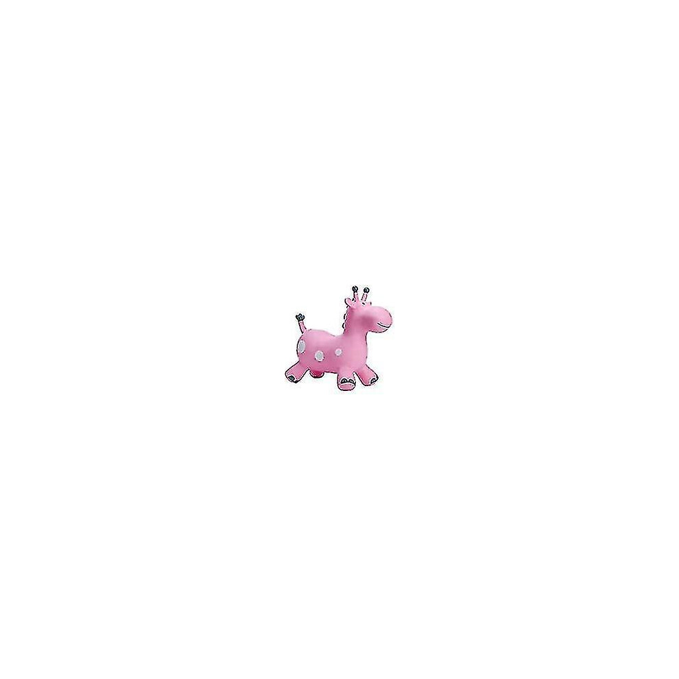 (Bouncy Giraffe, ) Babe Fairy Giraffe Bouncy Horse Hopper For Toddlers-Jumping Horse Bouncy Pink