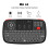 (English keyboard) Rii i4 mini bluetooth keyboard 2.4ghz dual modes handheld fingerboard backlit mouse touchpad remote control for windows android 1