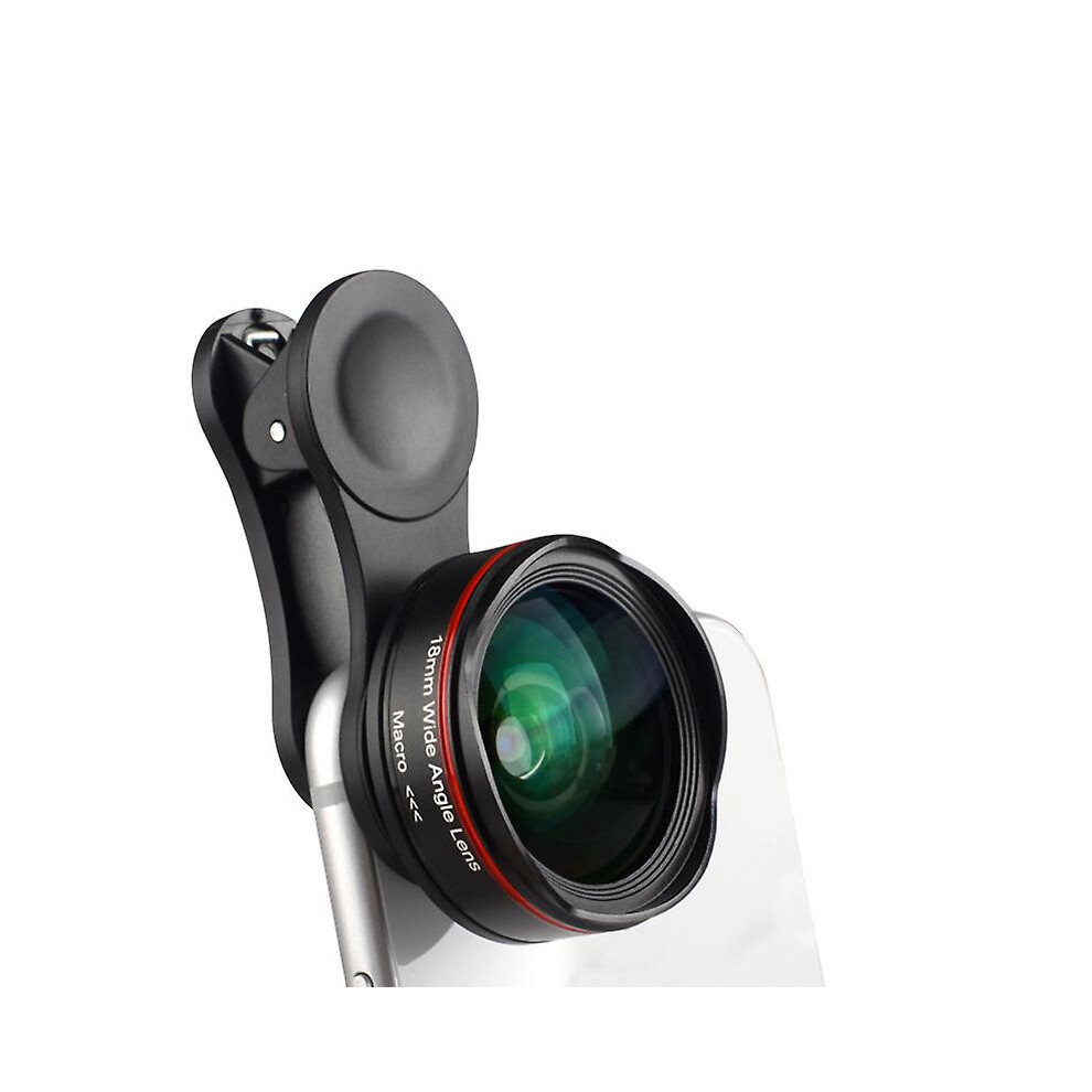5k Ultra Hd Smartphone Camera Lens 18mm 128 Wide-angle 15x Macro Phone Lens Distortionless With Universal Clip Compatible With Iphone Samsung Huawei S