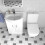 NES Home Nes Home 760mm Shower Enclosure, Side Panel, 550mm Vanity Unit & Close Coupled 5