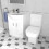 NES Home Nes Home 760mm Shower Enclosure, Side Panel, 550mm Vanity Unit & Close Coupled 4