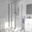 NES Home Nes Home 760mm Shower Enclosure, Side Panel, 550mm Vanity Unit & Close Coupled 6