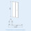 NES Home Nes Home 760mm Shower Enclosure, Side Panel, 550mm Vanity Unit & Close Coupled 8