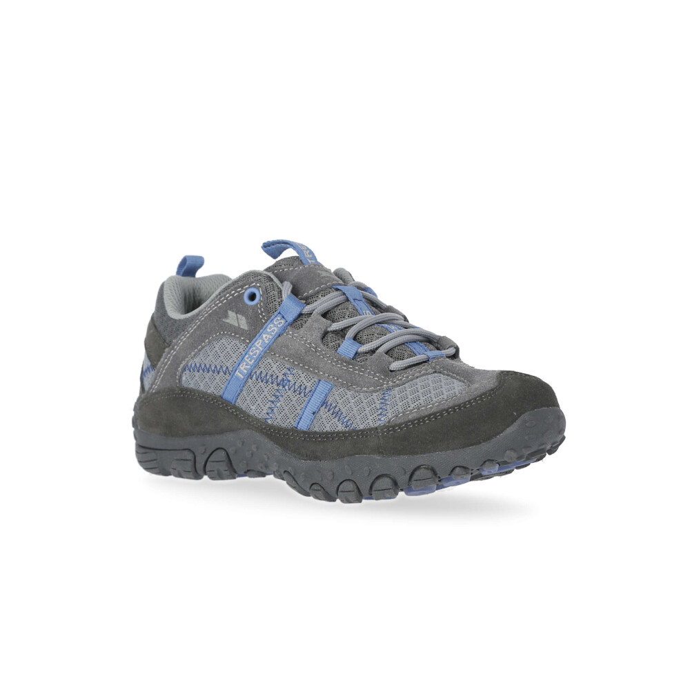 (3, Steel) Trespass Womens Walking Trainers Low Cut Fell