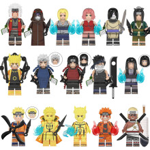 (16pcs-A) 16PCS Naruto Minifigure Building Blocks