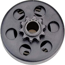 3/4" Cylinder Centrifugal Clutch 10 Teeth Replacement Compatible Chain 40/41/420 Compatible Go Kart Mini Moto Baja Go Powersports