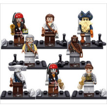(8pcs-B) 32PCS Pirates of the Caribbean Minifigures Toys Kids Toy Best Gifts