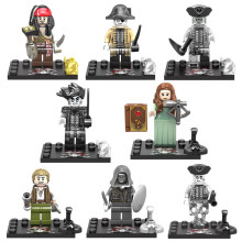 (8pcs-C) 32PCS Pirates of the Caribbean Minifigures Toys Kids Toy Best Gifts