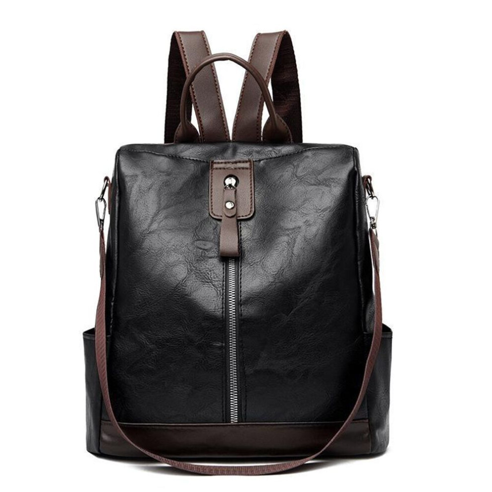 (black, 31x15x29cm) Yogodlns Fashion Anti-theft Women Backpacks Famous Brand High Quality Pu Leather Travel Backpack Ladies Large Capacity Shoulder Handbags