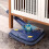 (Blue) 360 Rotatable Adjustable Cleaning Mop Long Handle Triangular Mop Reusable Spin Mop Stainless Steel Handle Mop 6