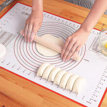 Large Silicone Pastry Mat Extra Thick Non Stick Baking Mat With Measurement Fondant Mat