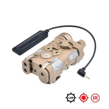 (red-IR2) Tactical Ngal Red Laser Sight Ir Pointer Strobe Led Light Airsoft Torch Peq15 Laser Dbal A2 Outdoor Hunting Flashlight