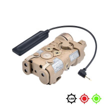 (red-green7) Tactical Ngal Red Laser Sight Ir Pointer Strobe Led Light Airsoft Torch Peq15 Laser Dbal A2 Outdoor Hunting Flashlight