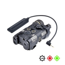 (red-green) Tactical Ngal Red Laser Sight Ir Pointer Strobe Led Light Airsoft Torch Peq15 Laser Dbal A2 Outdoor Hunting Flashlight
