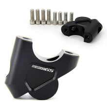 (R1200GS-black) For Bmw Gs R 1200 Gs Lc R1200gs Adventure Adv Gs 1250 R1250gs S1000xr Handlebar Riser 32mm Drag Handle Bar Clamp Extend Adapter