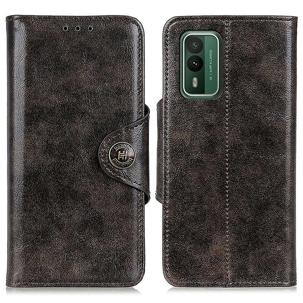 (Coffee B) Case For Nokia Xr21 Phone Wallet Phone Case Stand Flip Pu Leather Shell Phone Cover Brown 9372166385422