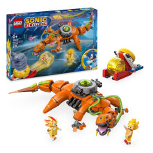 LEGO Sonic the Hedgehog 77003 Super Shadow gegen Biolizard Geschenk für Gamer ab 9 Jahren