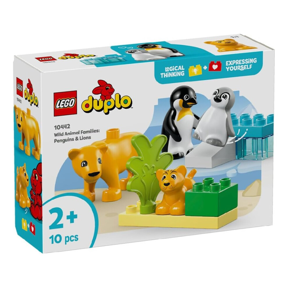 Lego Duplo Wild Animal Families: Penguins & Lions