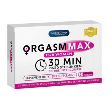 Orgasm Max for Women - 2 Capsules, Boost Libido, Arousal & Multi-Orgasm Support (Maca, Ginseng, Caffeine)