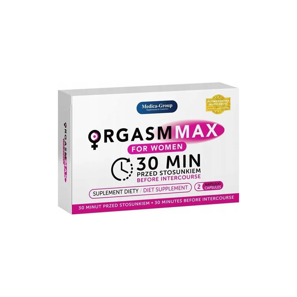 Orgasm Max for Women 2 caps Orgasmmax Climax Libido Pleasure Enhancer