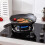 Living And Home 26CM Round Cast Iron Skillet Frying Pan with Handle 2