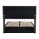 Upholstered Double Bed 135x190cm with 7 Colors LED-light Strips, Grey 9