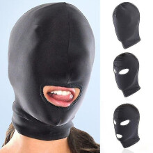 (3) New Arrival 1/2/3 Hole Men Women Adult Spandex Balaclava Open Mouth Face Eye Head Mask Costume Slave Game Role Play