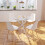 JEFFORDOUTLET Round Dining Table 7