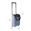 (Grey) Shopping Trolley on Wheels Foldable Trolley Bags 3