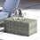 Outsunny Outsunny Outdoor Coffee Table, Glass Top Rattan Side Table, Light Grey 6