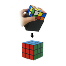 1 Set Triple Cube Magic Tricks Instant Restore Close Up Magician Trick Gimmick Illusions