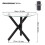 JEFFORDOUTLET Round Glass Dining Table 4