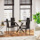JEFFORDOUTLET Round Glass Dining Table 8