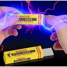 Electric Shock Joke Chewing Gum Pull Head Shocking Toy Gift Gadget Prank Trick Gag Funny Fantastic Electric Shock Chewing Gum