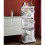 Living And Home (3-Tier) Laundry Basket Bathroom Clothes Storage on Wheels 1
